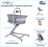 עריסה משולבת chicco