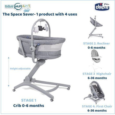 עריסה משולבת chicco