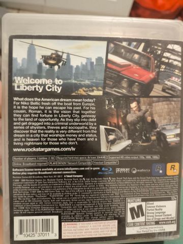 לפלייסטיישן 3  (Gta iv )Gta 4