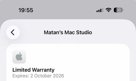 מק סטודיו m2 max 512gb 32gb