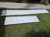 גדר pvc לבנה