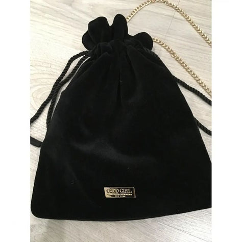 תיק צד קטיפה Carolina Herrera