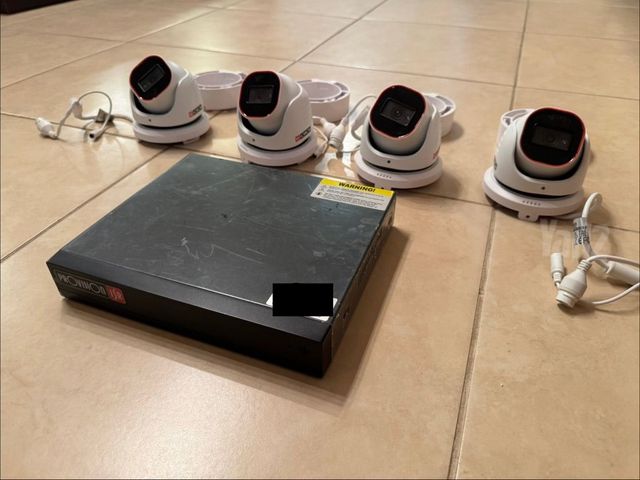 4 מצלמות + NVR של Provision