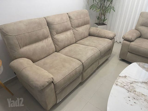 סט ספות 3+2 עם רקליינרים
