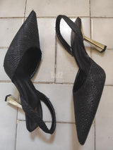 נעלי עקב שחורות ZARA מידה 40