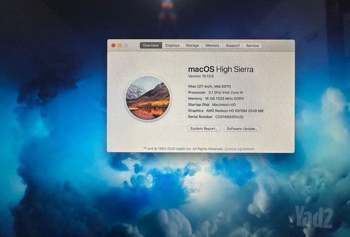 iMac "27 + כרטיס קול