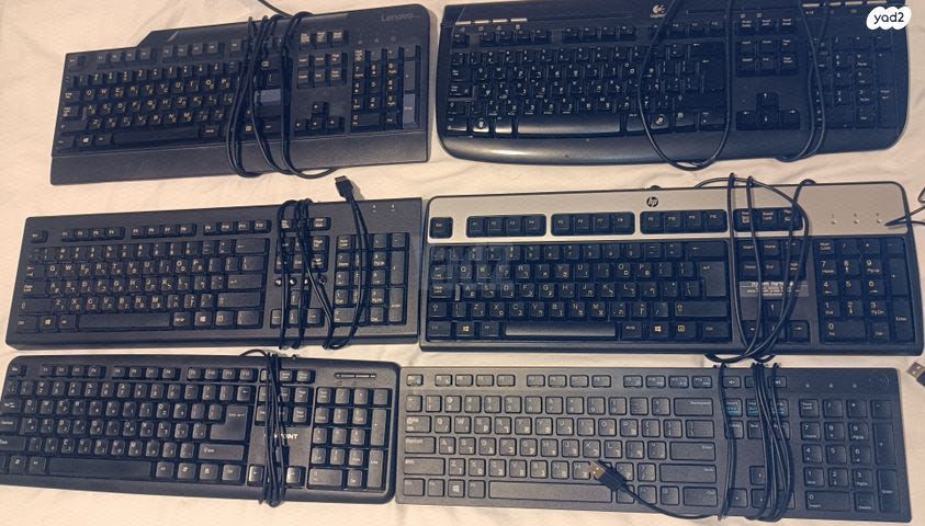 מקלדת ועכבר HP ,Logitech