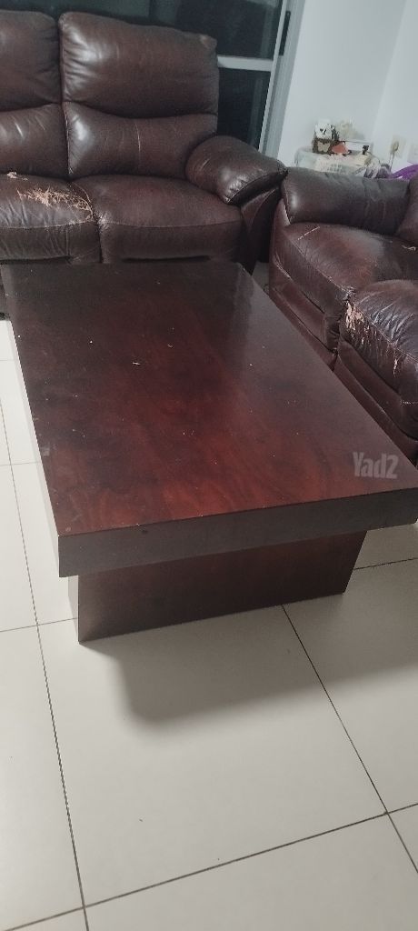 סלון עור 3x2
