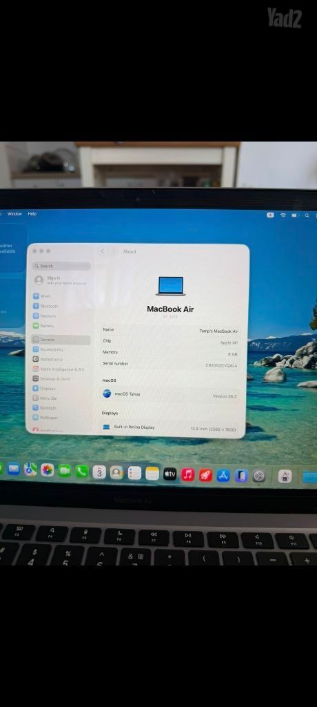 Macbook air m1 2020 8G