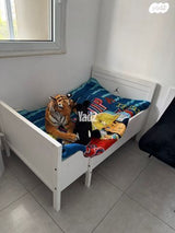 מיטה מתארכת מאיקאה עץ מלא