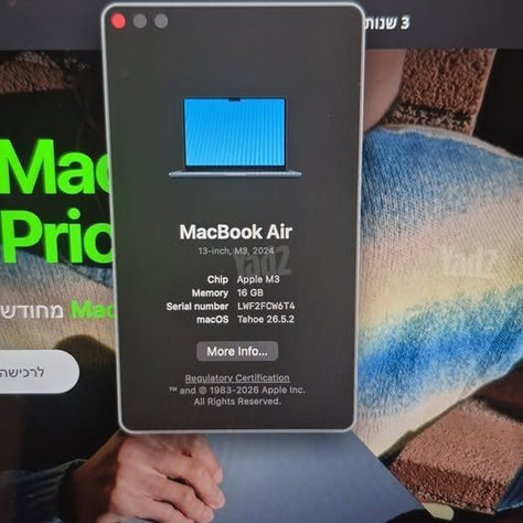 macbooka air m3 16/256gb