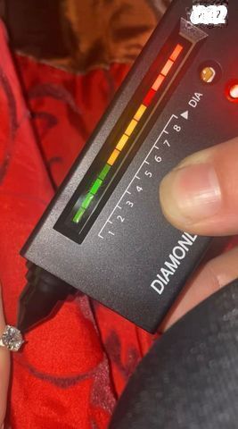 טבעת כסף יהלום מוייסנייט 1ct