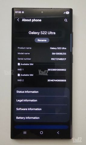Samsung S22ultra  512GB