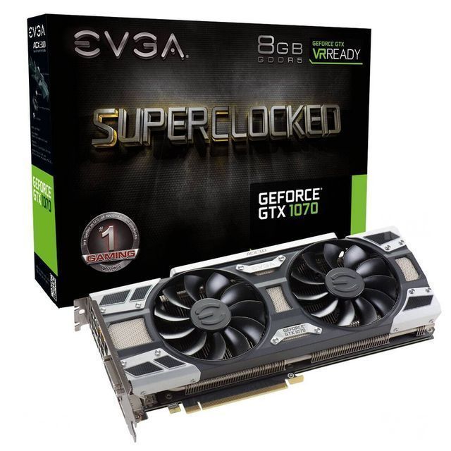 EVGA GTX 1070 8GB VRAM
