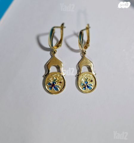 עגילי זהב 14k
