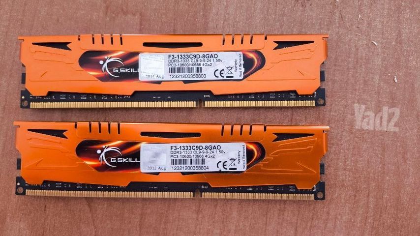 זכרון DDR3 4X2 1333 MHZ