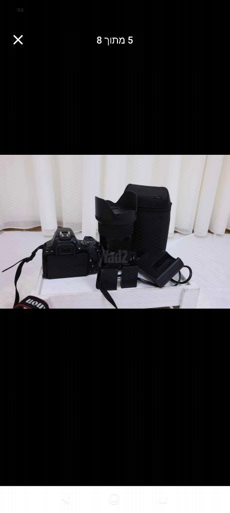 מצלמת canon ועדשת sigma