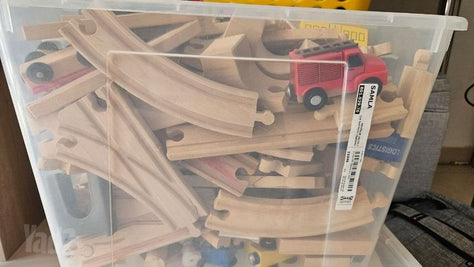 מסילת רכבת מעץ