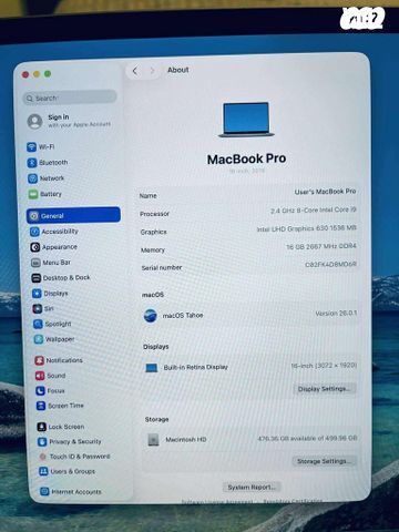 Macbook pro 16