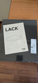 מדף איקאה שחור lack
