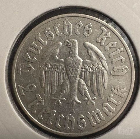 מטבע כסף 2 מרק 1933