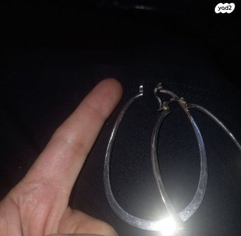 עגילי כסף טהור