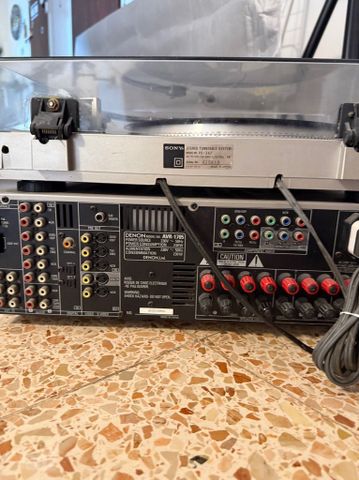 מגבר DENON +פטיפון SONY