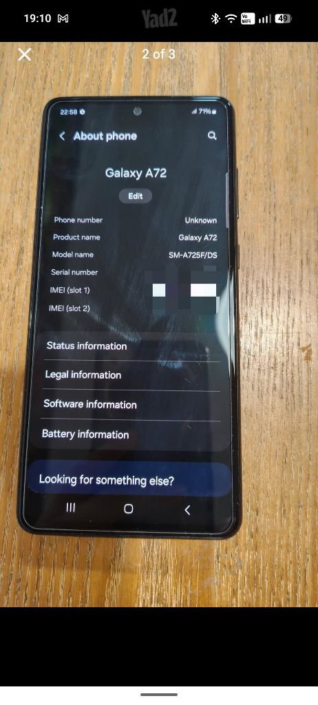 Samsung Galaxy a72