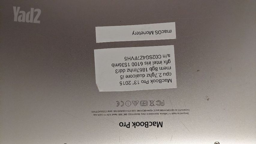 macbook pro 2016