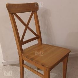 כיסא עץ איקאה ROSENTORP