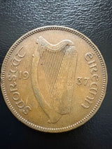 1/2 penny 1927 ireland