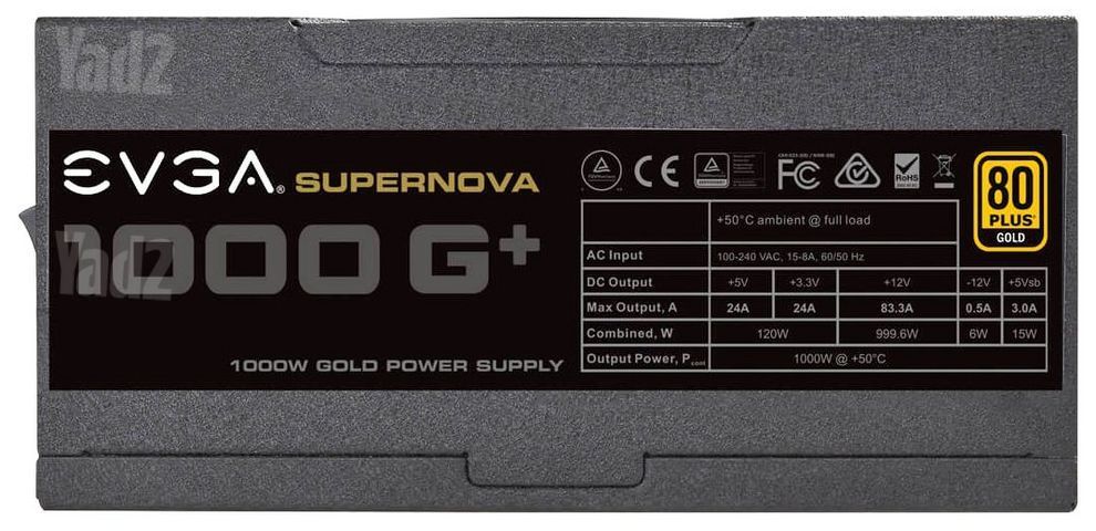 ספק כח 1000W של EVGA