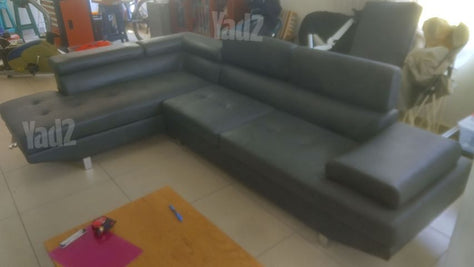 ספת שזלונג עם משענות מתכווננות