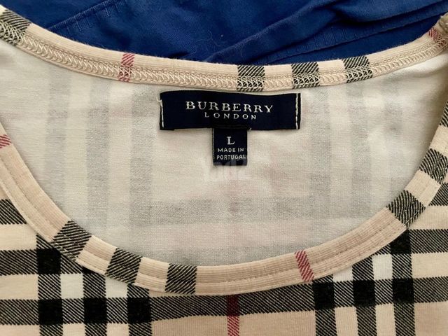 טי שרט burberry מידה L