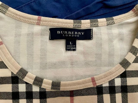 טי שרט burberry מידה L