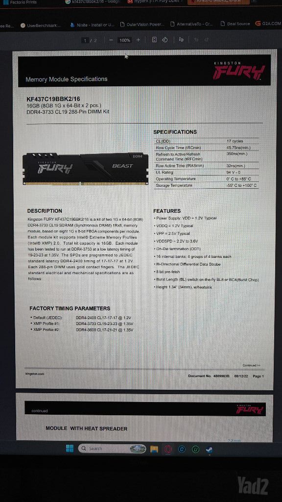 זיכרון מחשב DDR4 32 g
