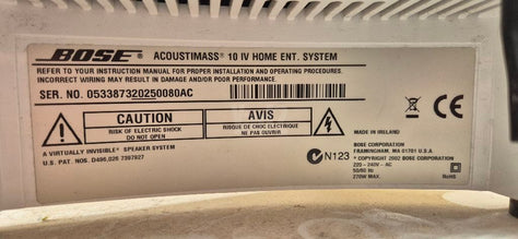 סאב Bose ACOUSTIMASS® 10