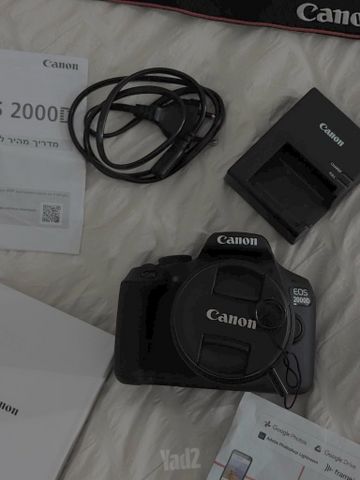 מצלמת canon דגם eos 2000d