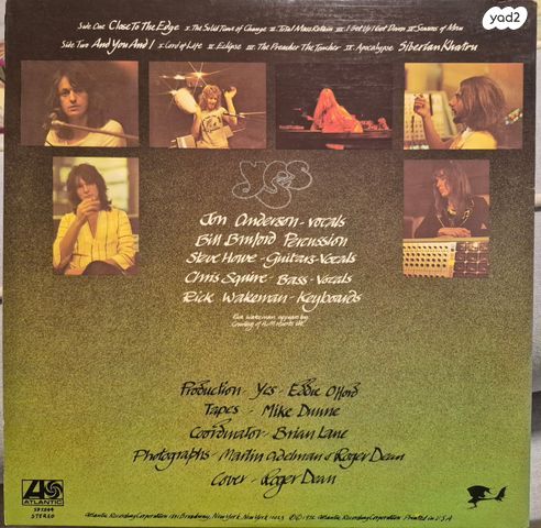 Yes - Close to the edge (US)
