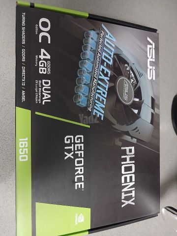 כרטיס מסך Geforce GTX 1650
