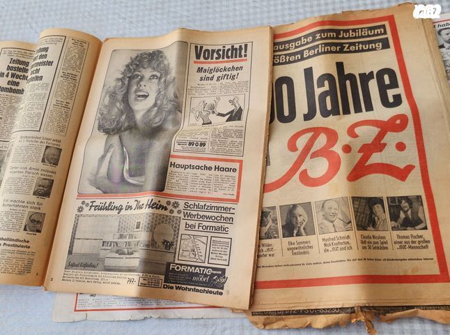 עיתון משנת 1977.