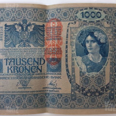 1000 קרונה משנת 1902
