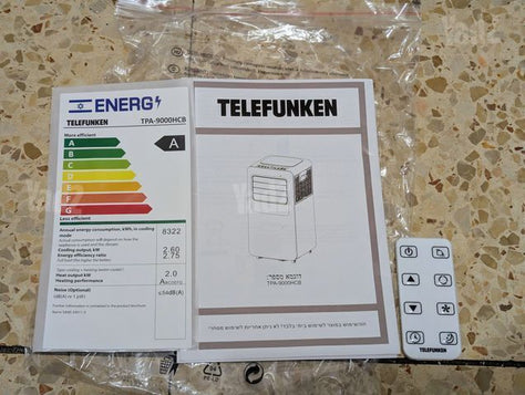 מזגן נייד Telefunken 9000 BTU
