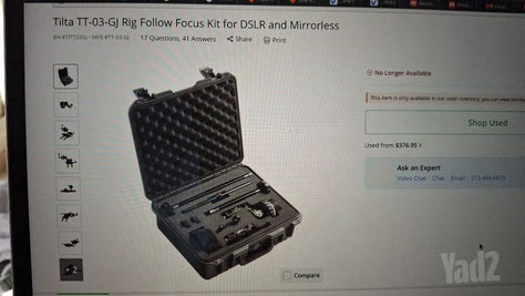 Tilta manual follow focus kit