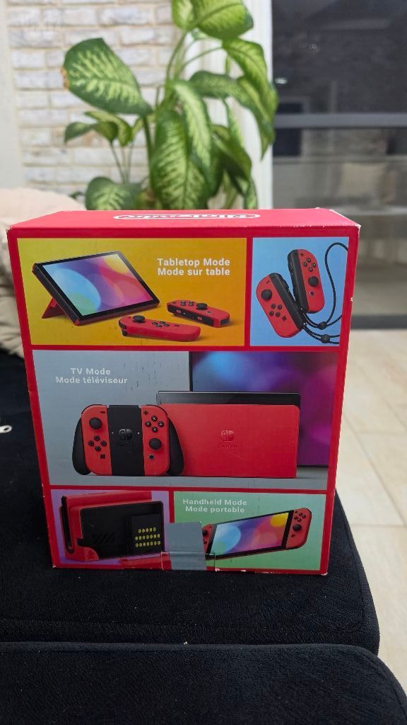 Nintendo switch mario red