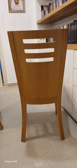 8 כיסאות עץ מלא