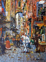 Ugo Mascolo, ציור שמן על לוח