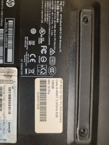 מחשב מיני hp i5