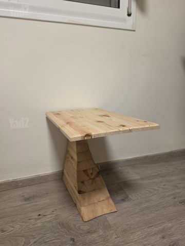 שולחן צד עץ מלא