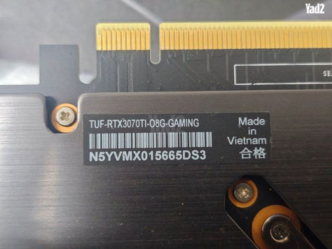 ASUS TUF RTX 3070 Ti OC 8GB